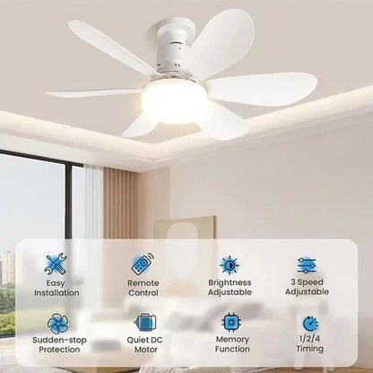 GearWithLove™ SocketBreeze 2-in-1 Fan Light
