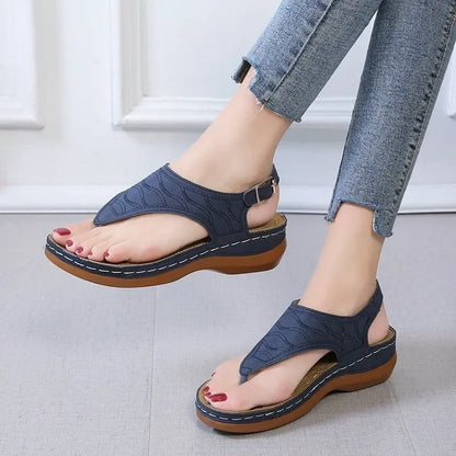 GearWithLove™ CloudStep Low-Wedge Orthopedic Comfort Sandals