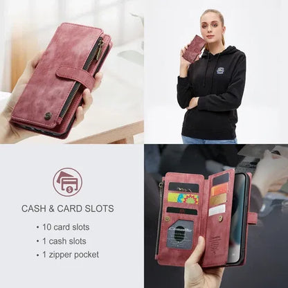 GearWithLove™ Luxury Signature Wallet Flip Case for iPhone