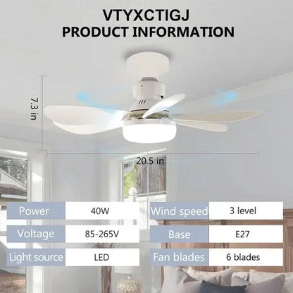 GearWithLove™ SocketBreeze 2-in-1 Fan Light