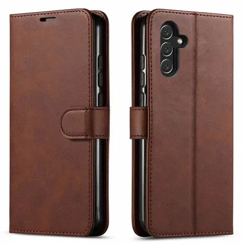 Samsung Wallet Case + Tempered Glass