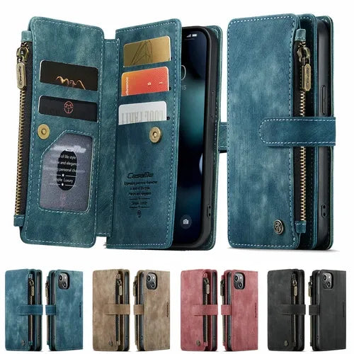 GearWithLove™ Luxury Signature Wallet Flip Case for iPhone