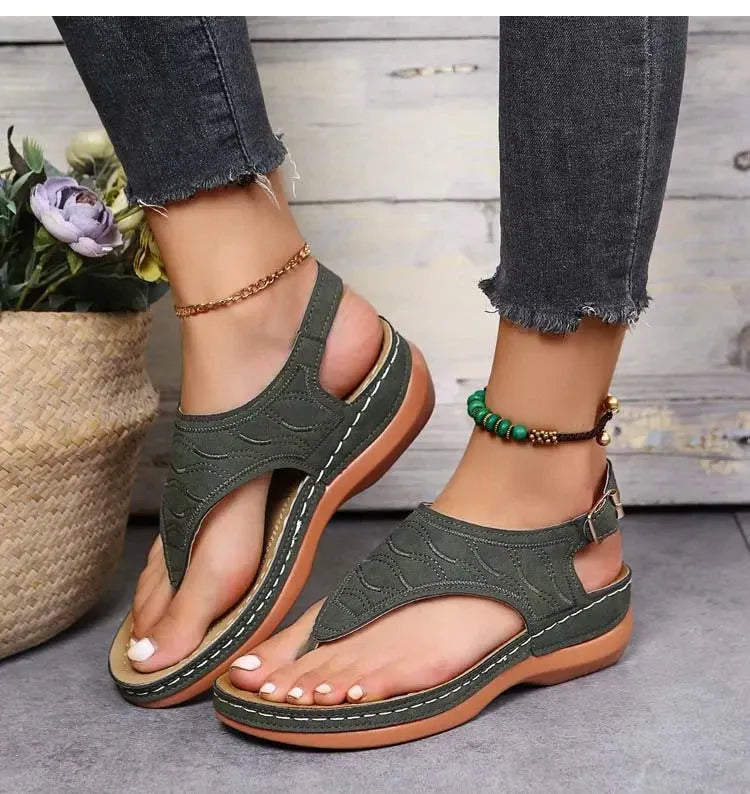 GearWithLove™ CloudStep Low-Wedge Orthopedic Comfort Sandals