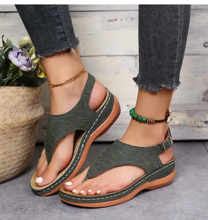 GearWithLove™ CloudStep Low-Wedge Orthopedic Comfort Sandals