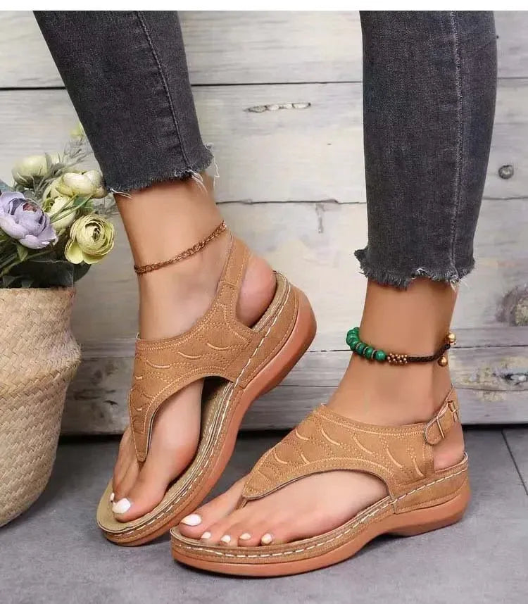 GearWithLove™ CloudStep Low-Wedge Orthopedic Comfort Sandals