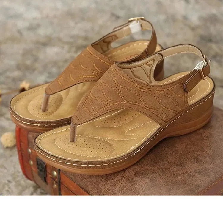 GearWithLove™ CloudStep Low-Wedge Orthopedic Comfort Sandals