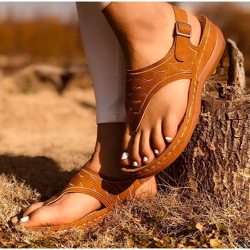 GearWithLove™ CloudStep Low-Wedge Orthopedic Comfort Sandals