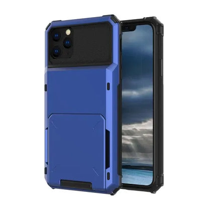 GearWithLove™ Armor Wallet Card Holder Case for iPhone