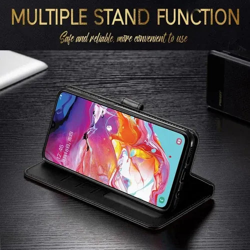 Samsung Wallet Case + Tempered Glass