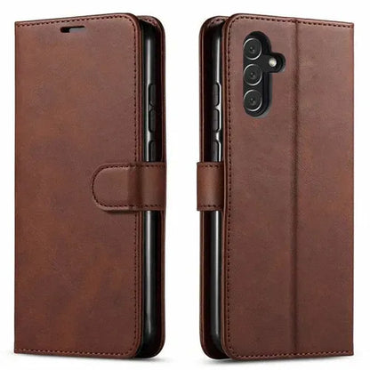 Samsung Wallet Case + Tempered Glass