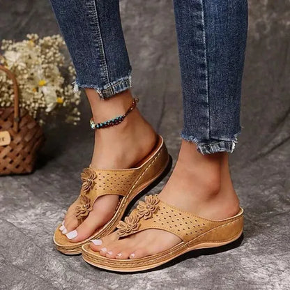 GearWithLove™ BloomStep Flower Comfort Wedge Sandals