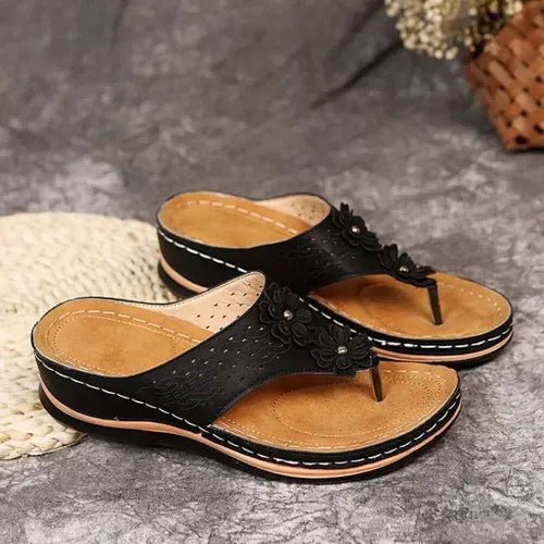 GearWithLove™ BloomStep Flower Comfort Wedge Sandals
