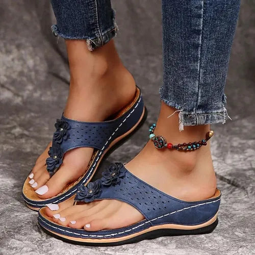 GearWithLove™ BloomStep Flower Comfort Wedge Sandals