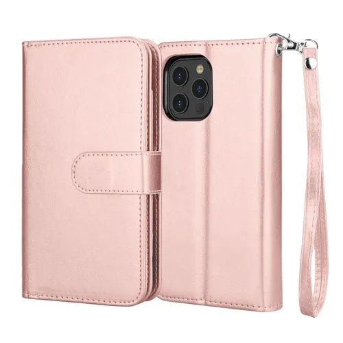 Luxury Leather Wallet iPhone Case Cover