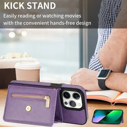 GearWithLove™ Luxury Crossbody Wallet Phone Case for iPhone