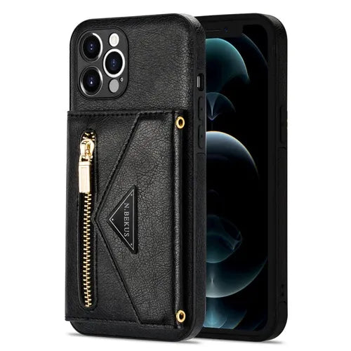 GearWithLove™ Luxury Crossbody Wallet Phone Case for iPhone