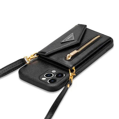 GearWithLove™ Luxury Crossbody Wallet Phone Case for iPhone