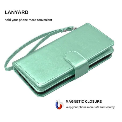 Luxury Leather Wallet iPhone Case Cover