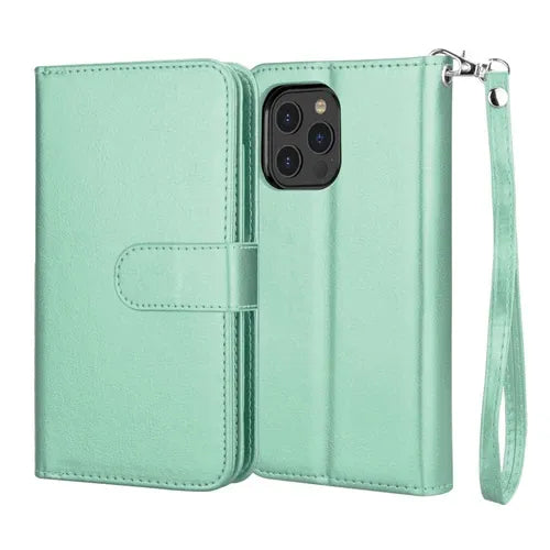 Luxury Leather Wallet iPhone Case Cover