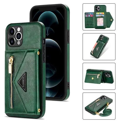 GearWithLove™ Luxury Crossbody Wallet Phone Case for iPhone