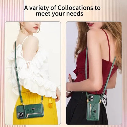 GearWithLove™ Luxury Crossbody Wallet Phone Case for iPhone