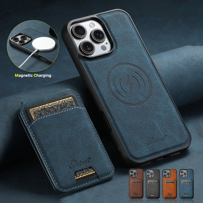 Magnetic wallet phone case - close-up detail